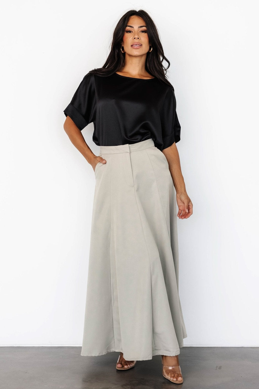 Shaylyn Maxi Skirt | Natural