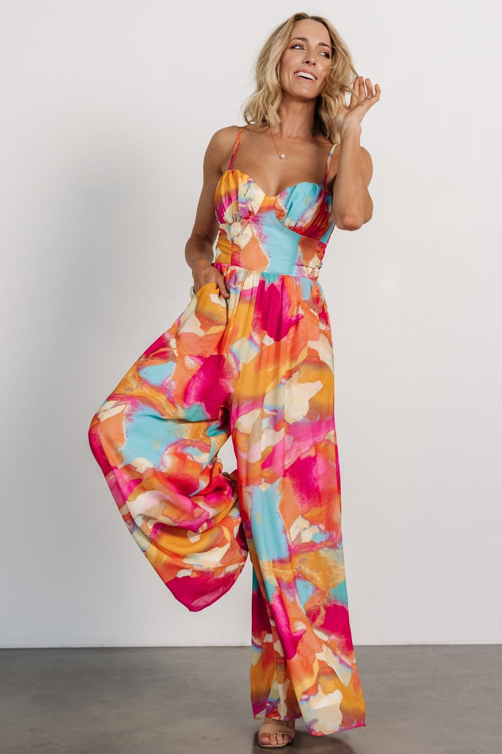 Shea Jumpsuit | Multi Print