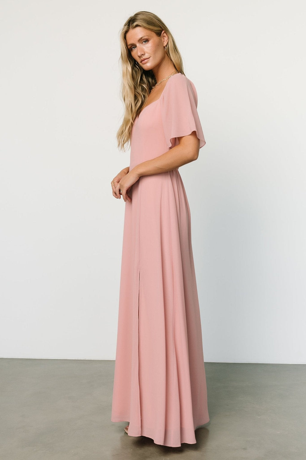Sierra Sweetheart Maxi Dress | Blush