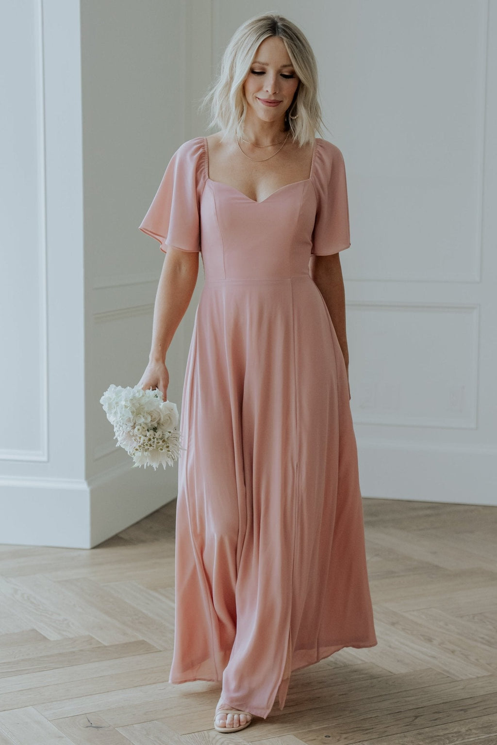 Sierra Sweetheart Maxi Dress | Blush