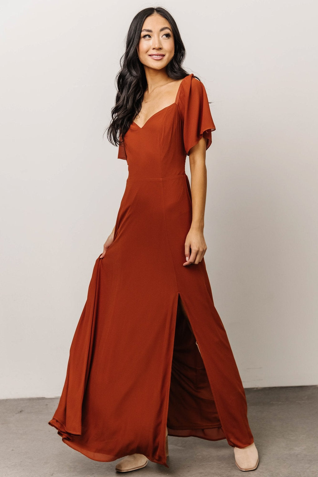 Sierra Sweetheart Maxi Dress | Spice