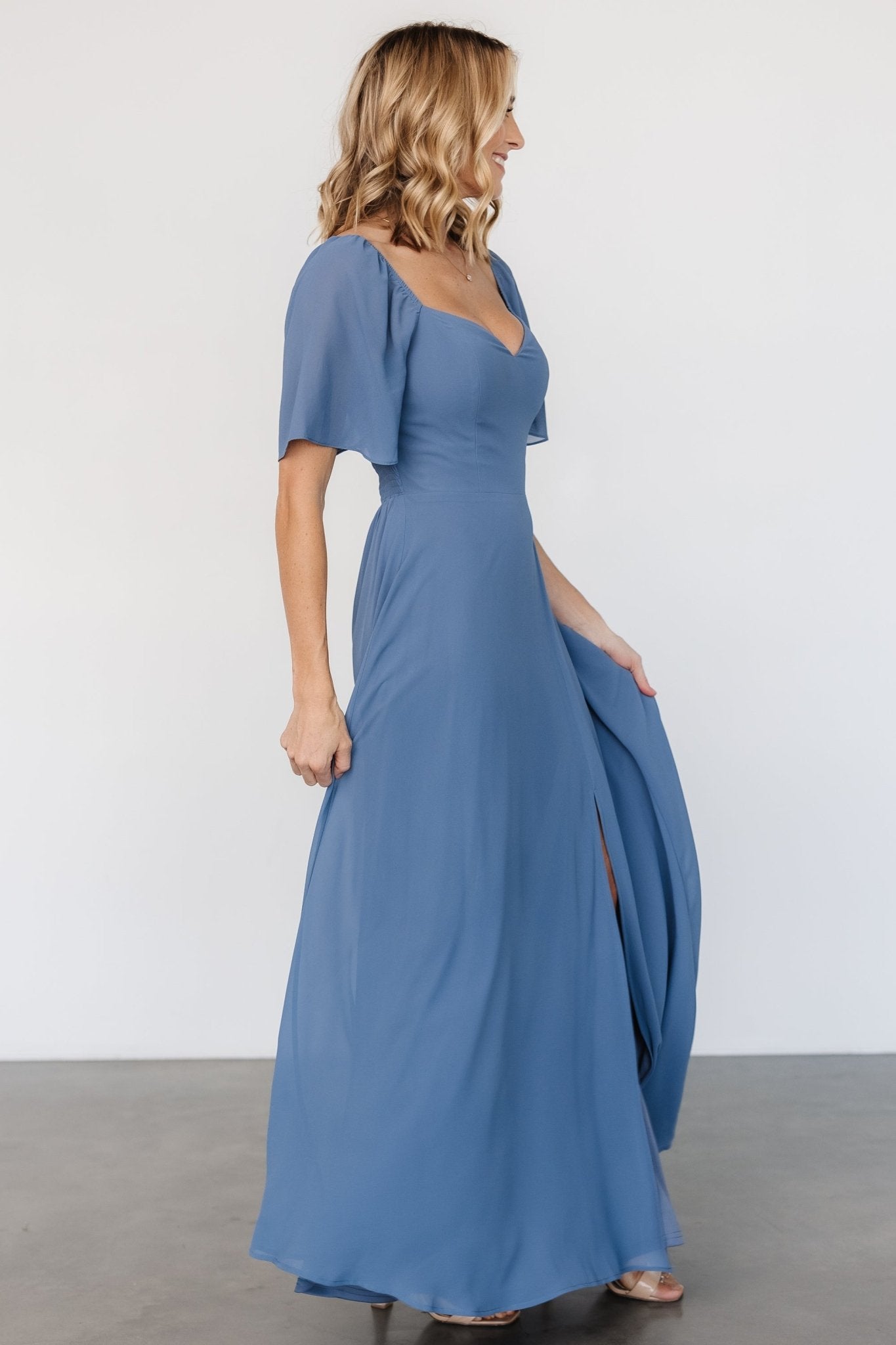 Sierra Sweetheart Maxi Dress | Whisper Blue