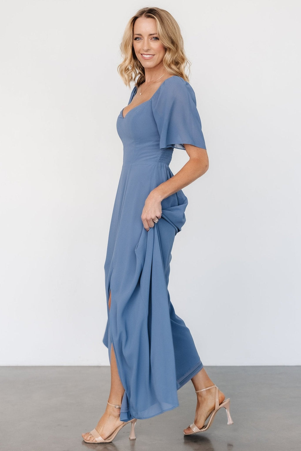 Sierra Sweetheart Maxi Dress | Whisper Blue