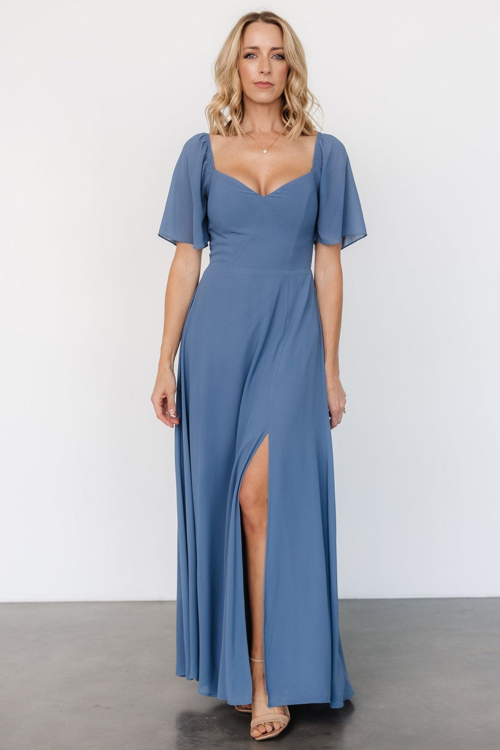 Sierra Sweetheart Maxi Dress | Whisper Blue