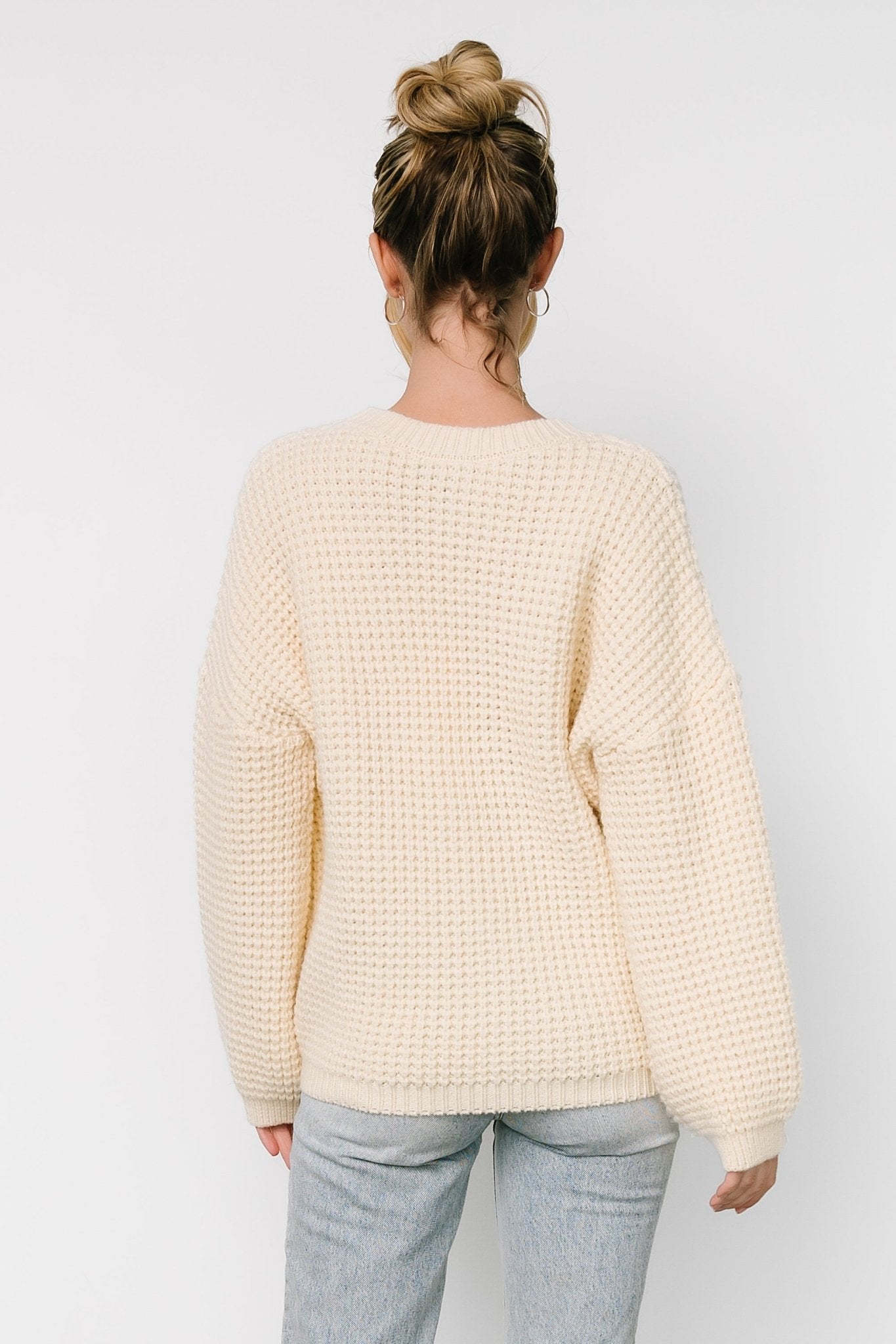 Sutherland Chunky Knit Sweater | Cream