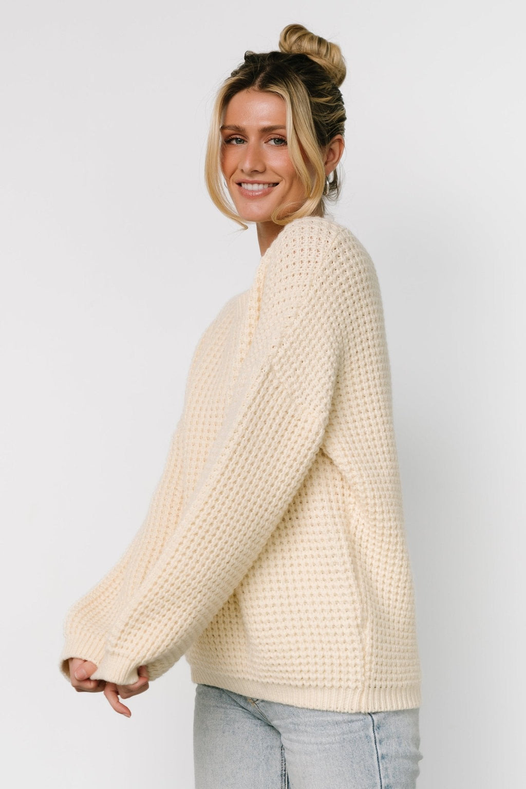 Sutherland Chunky Knit Sweater | Cream