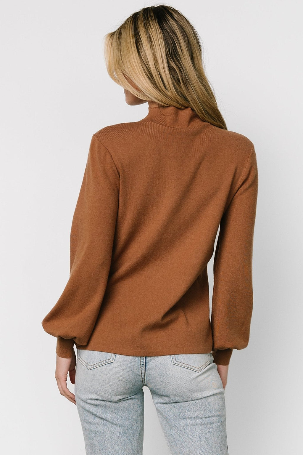 Sutton Sweater Top | Brown