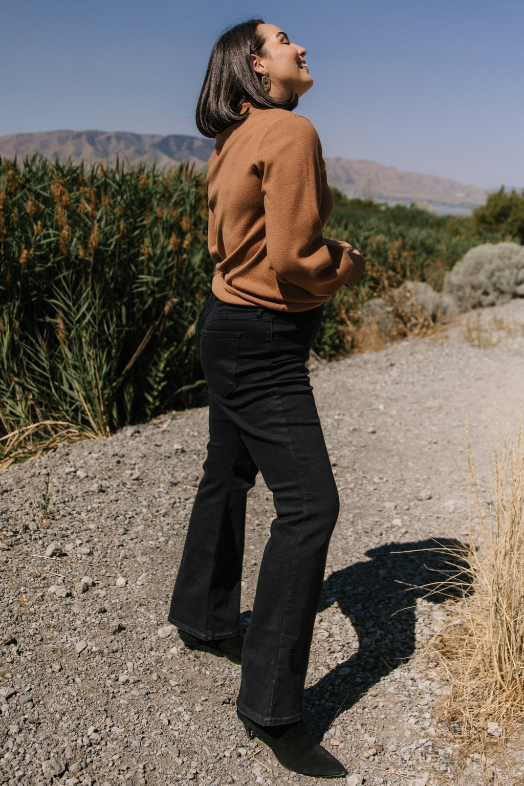 Sutton Sweater Top | Brown