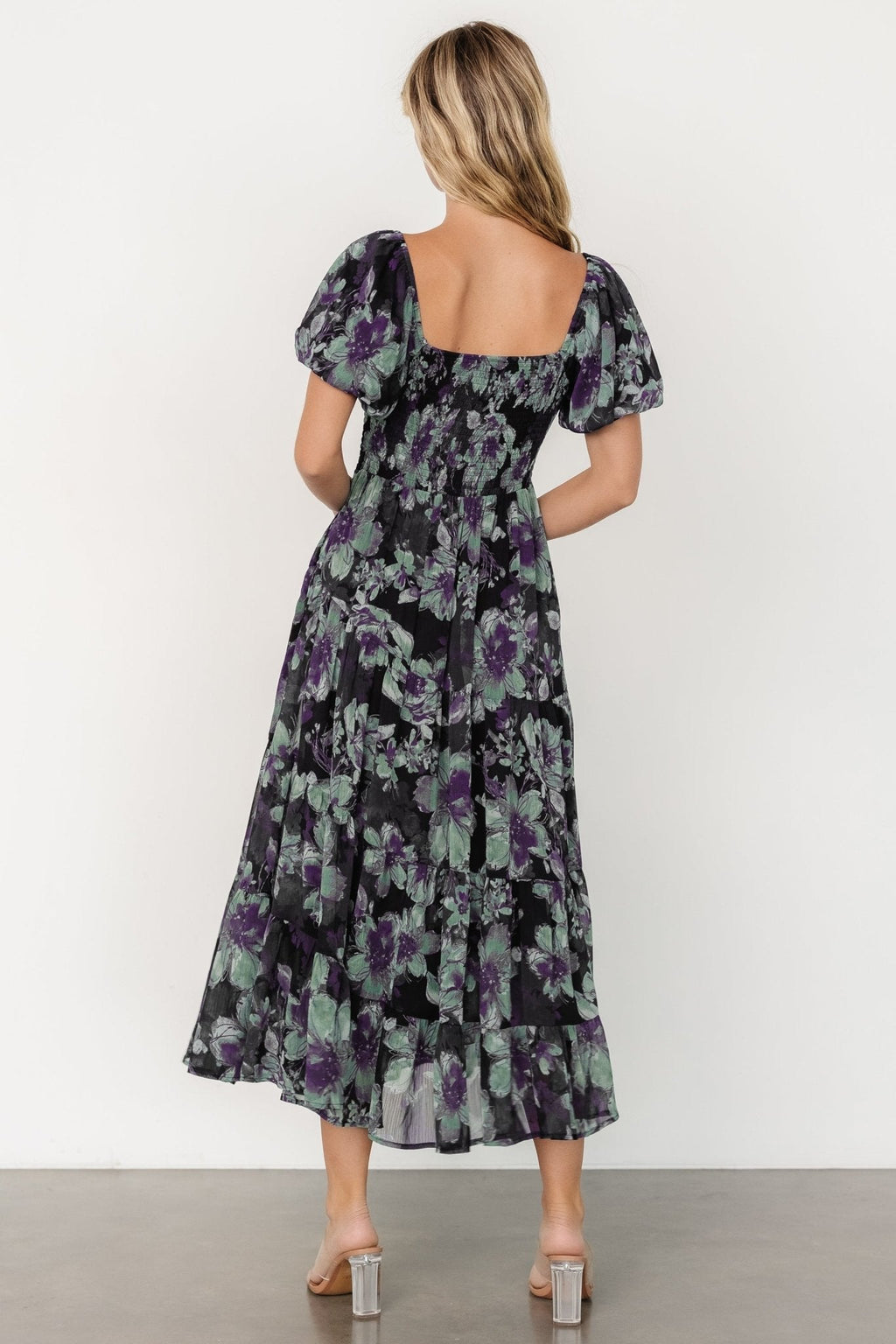 Suzy Maxi Dress | Dark Blue Multi