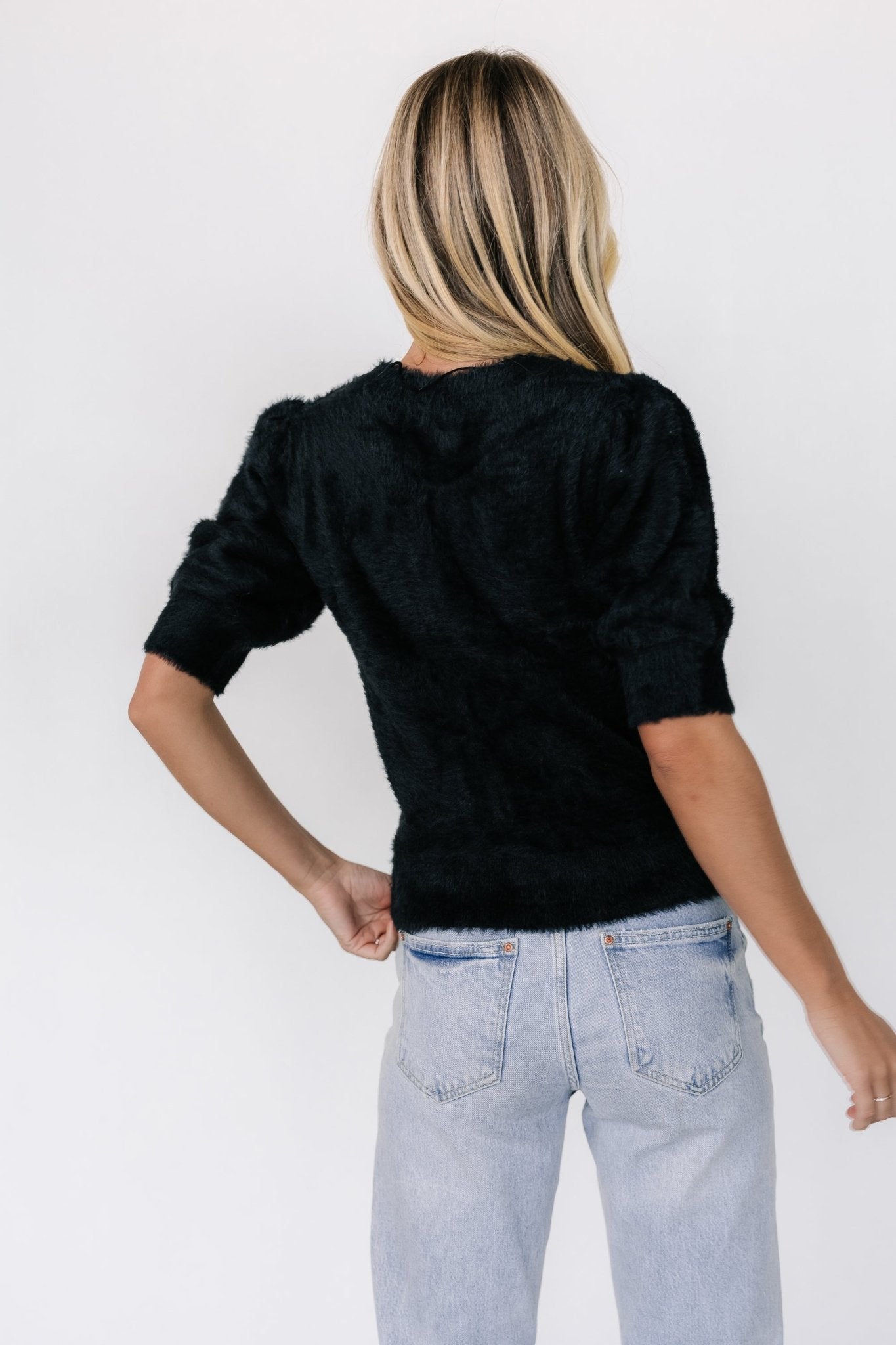 Vail Sweater Top | Black