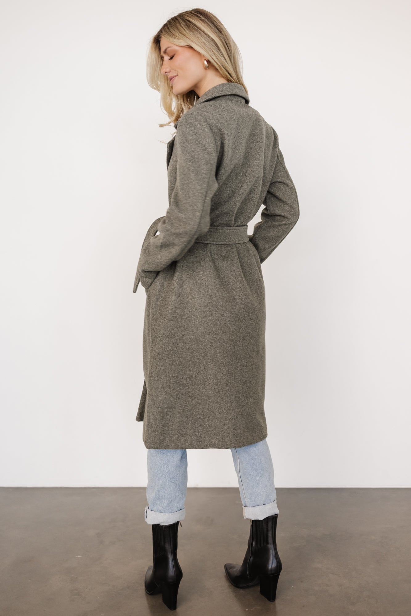 Valdez Long Coat | Olive