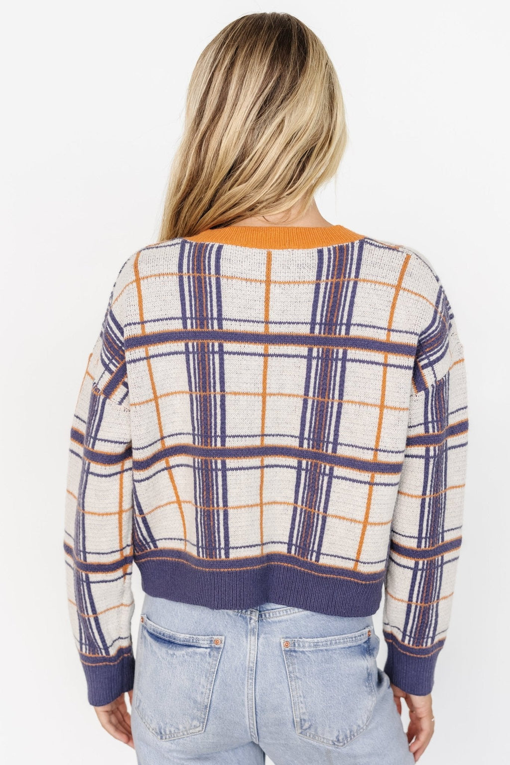 Verbier Sweater | Blue + Orange