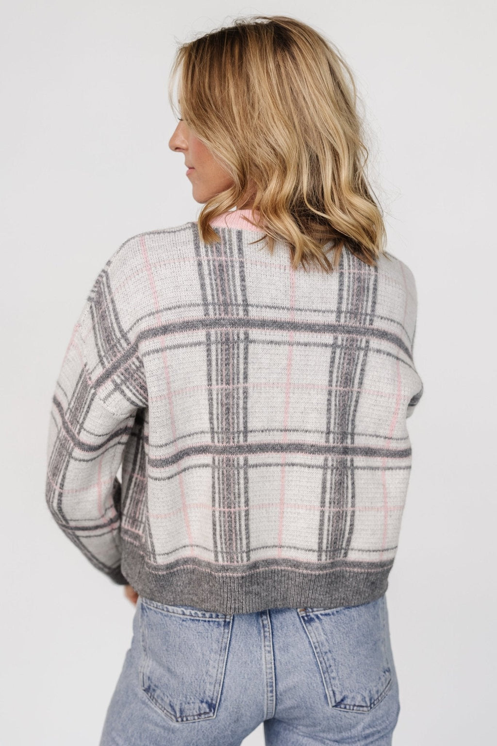 Verbier Sweater | Gray + Blush