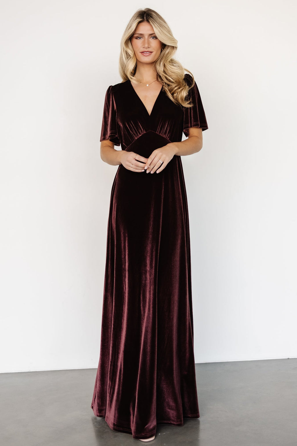 Vivian Velvet Maxi Dress | Clove